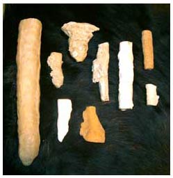Frammenti di stalattiti