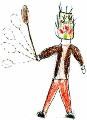 Disegno eseguito da Martino della classe IV elementare di Inversago