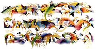 The Rescuing Song” di Antonio Peticov il pittore dell’arcobaleno 